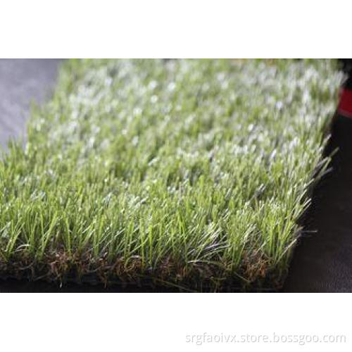 Natural Green Balcony Garden Artificial Grass Poly Ethylene